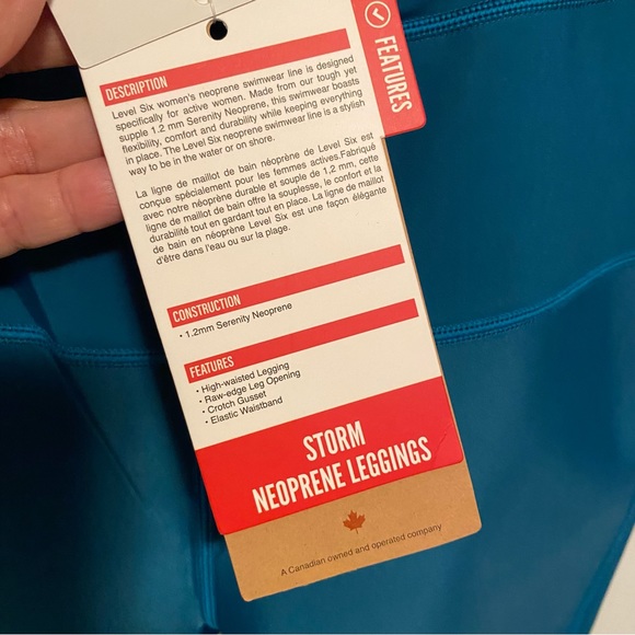 NWT Level 6 Neoprene 1.2mm leggings WS - Picture 3 of 5